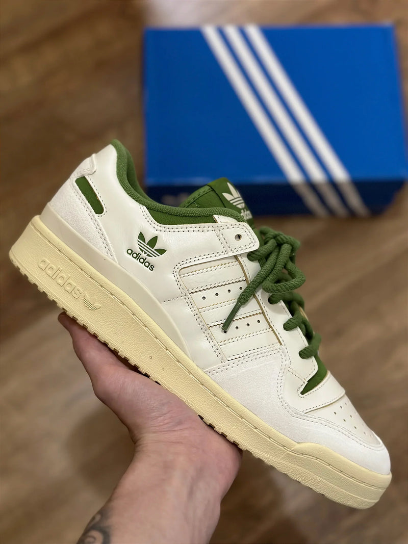 ADIDAS FORUM 84 LOW CL (off white/verde)