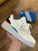 ADIDAS FORUM BOLD (branco/colorido)