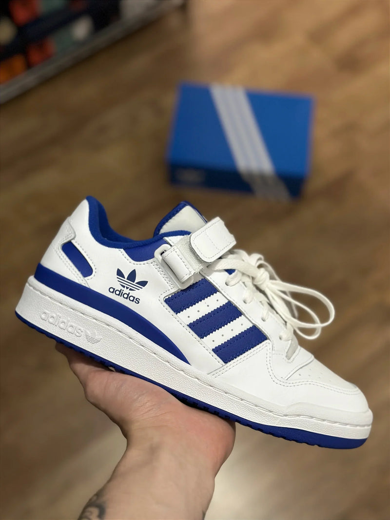 ADIDAS FORUM LOW (branco/azul)
