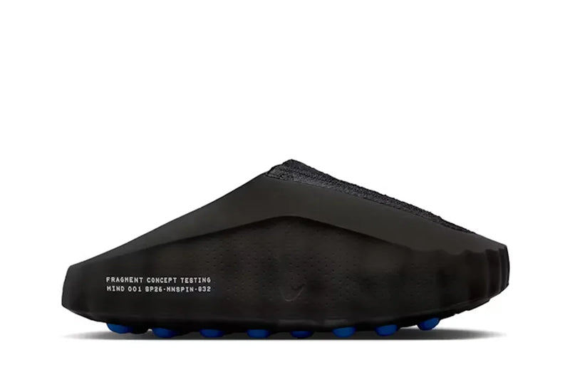 Slide Nike Mind 001 Fragment Concept Black Preto