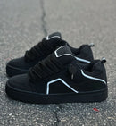 Tesla x Lokal Big Preto Nubuck Prata