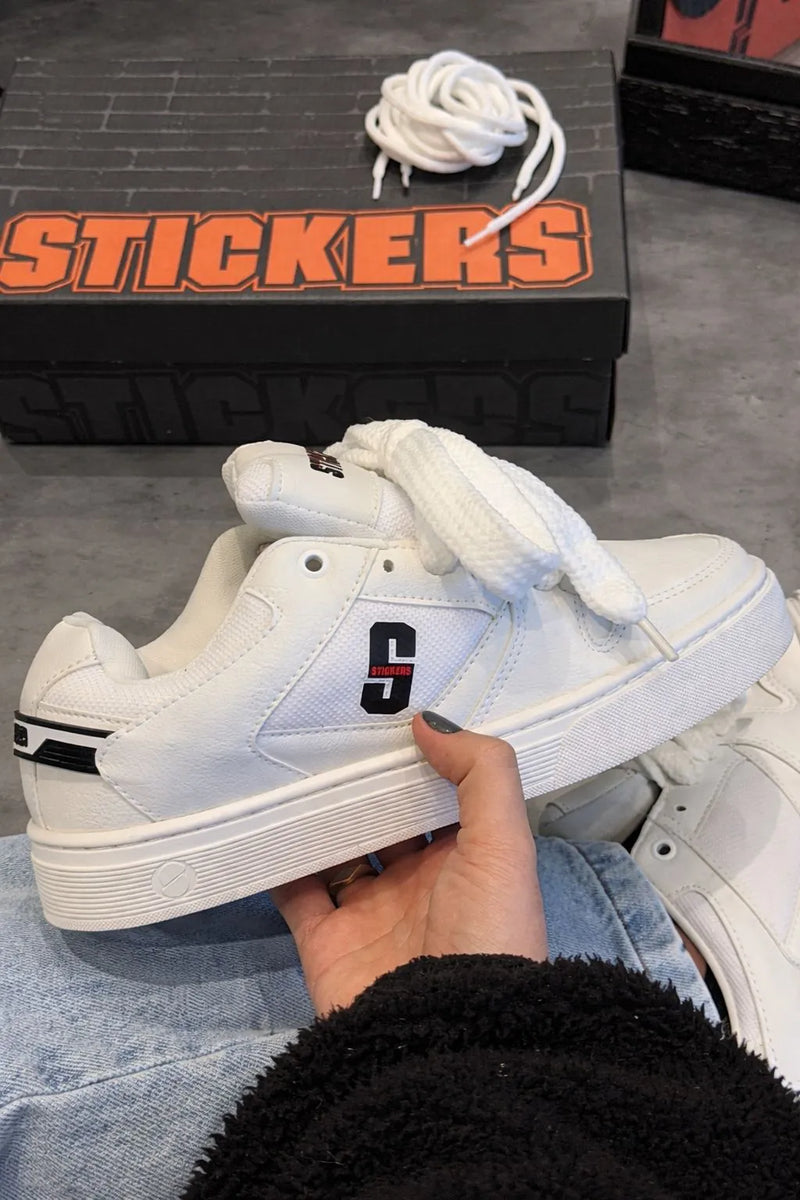 Tênis Stickers Premium Branco Brilhante
